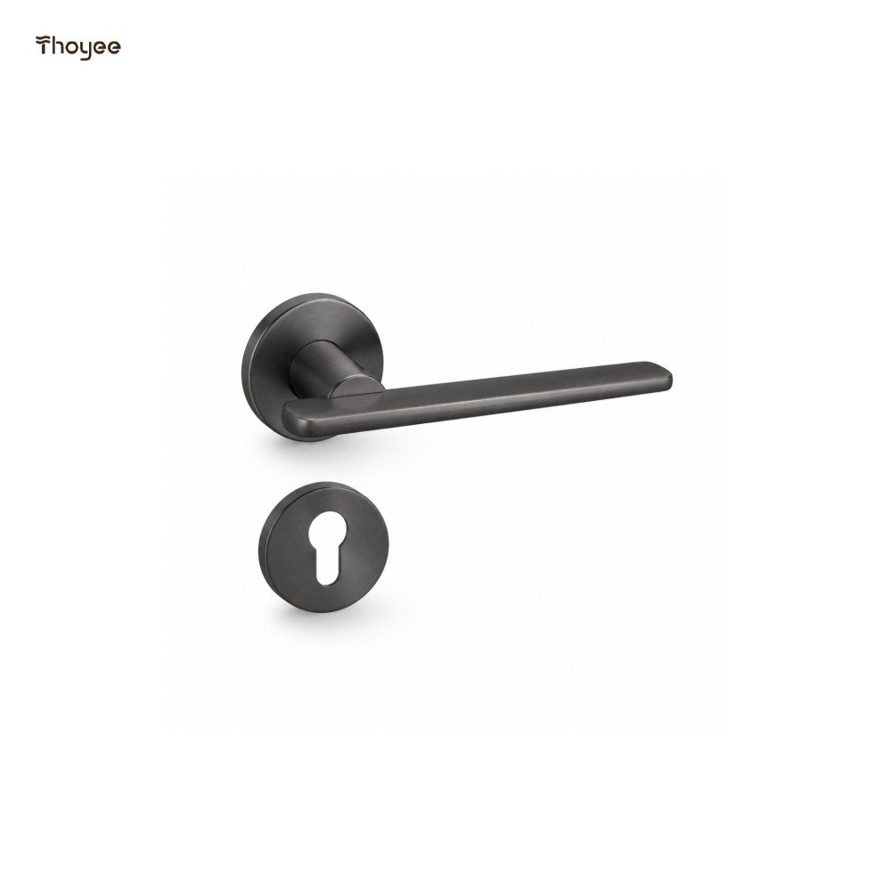 MS-TZKY-006 — Modern Minimalist Brass Lever Door Handle